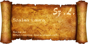 Szalma Laura névjegykártya